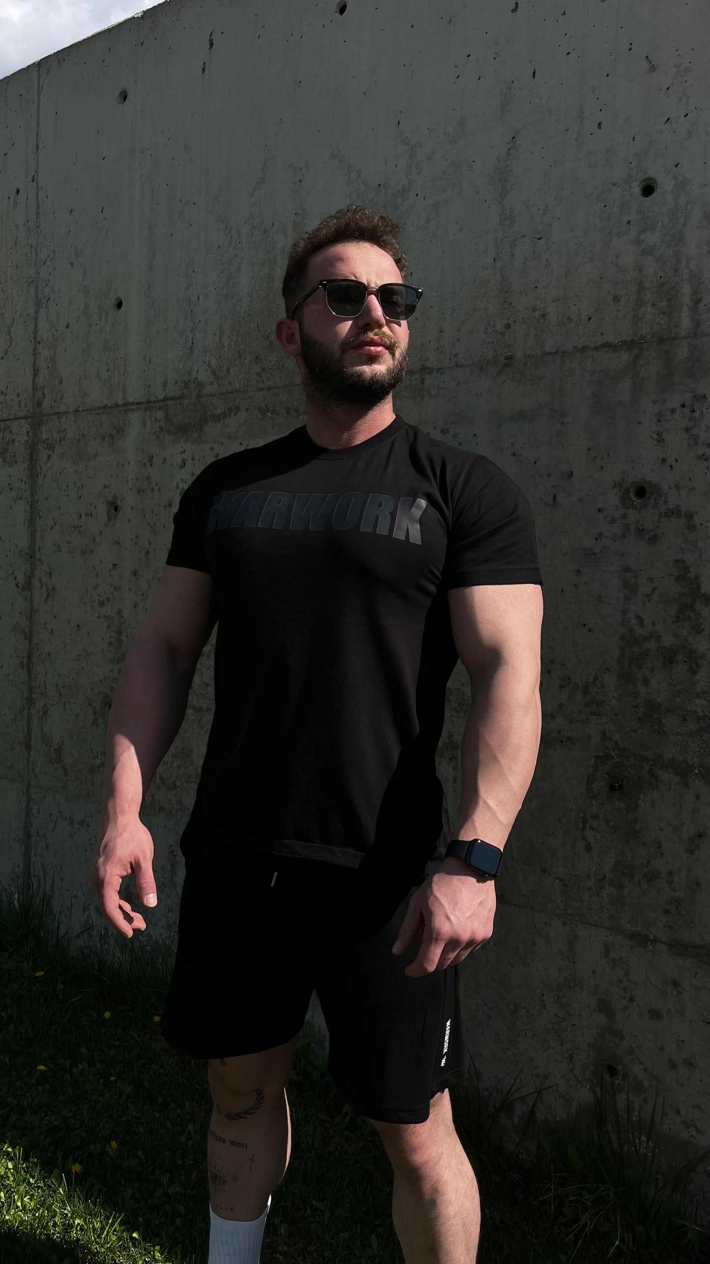Siyah Pamuk T-shirt