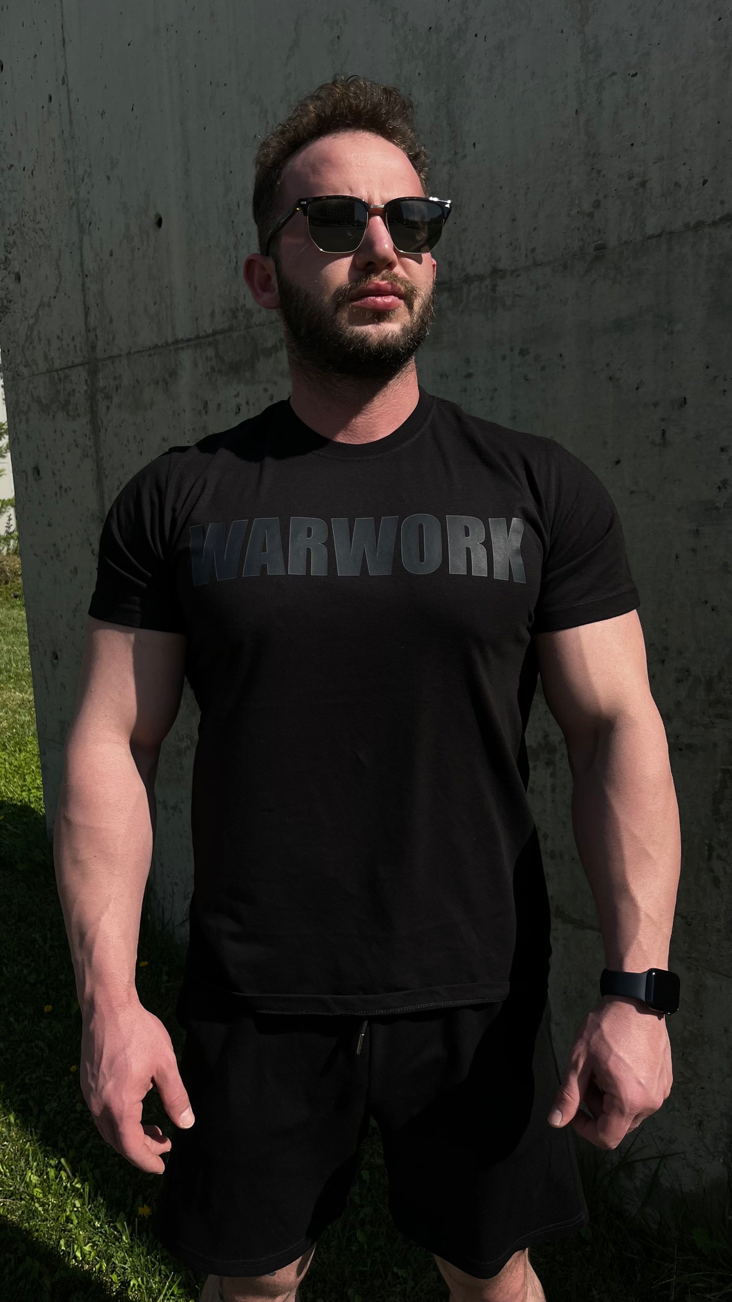 Siyah Pamuk T-shirt