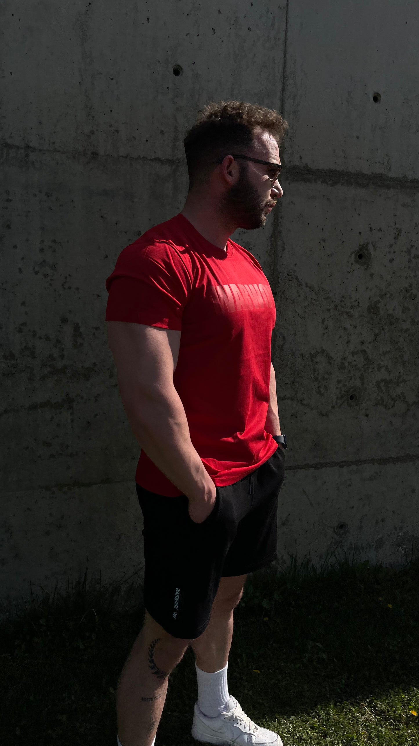 Kırmızı Pamuk T-shirt
