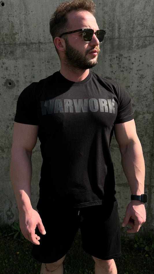 Siyah Pamuk T-shirt
