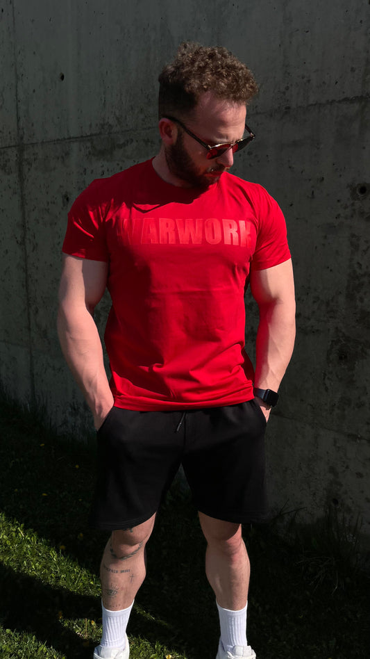 Kırmızı Pamuk T-shirt